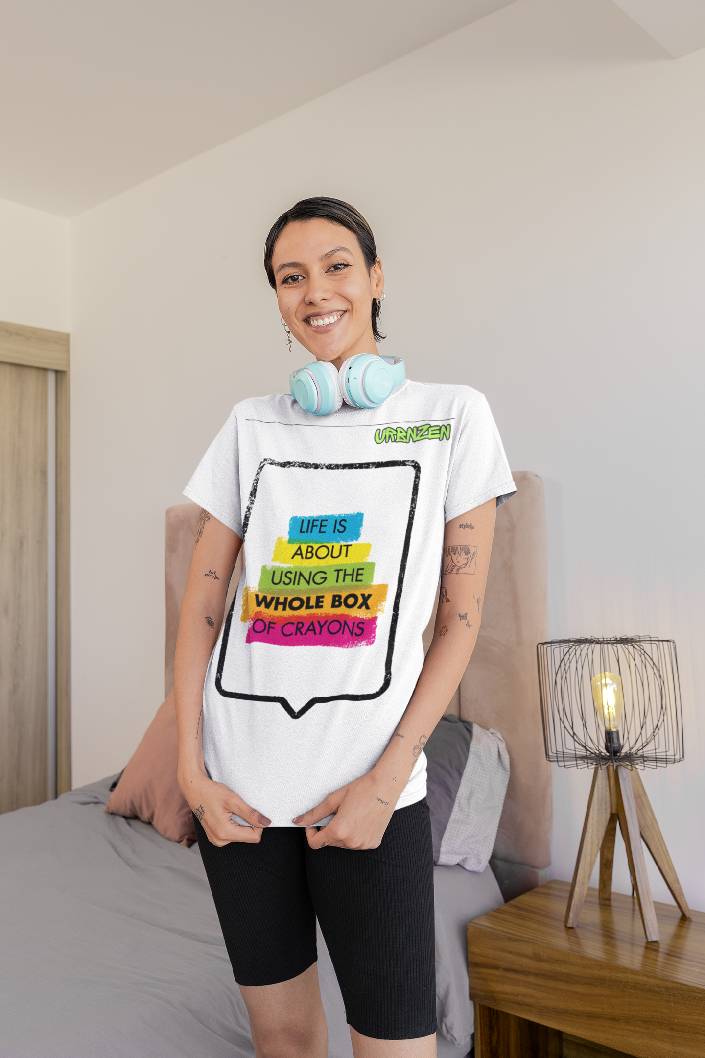 Life Is About Using The Whole Box Of Crayons Unisex Classic T-shirt