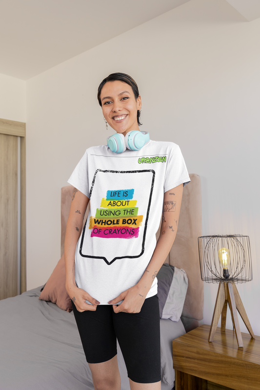 Life Is About Using The Whole Box Of Crayons Unisex Classic T-shirt